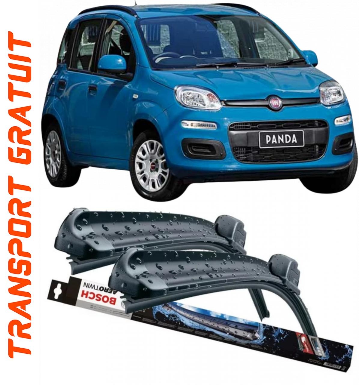 Stergatoare auto dedicat cu masina Fiat Panda