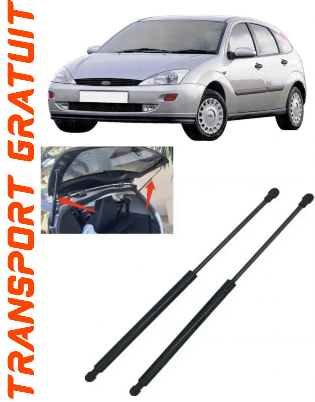 Set 2 amortizoare Haion portbagaj pentru masina Ford Focus I