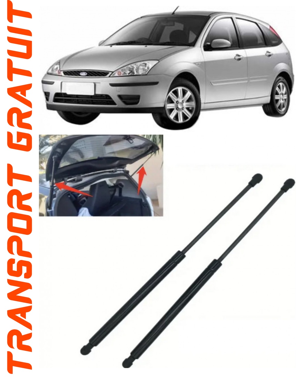 Set 2 amortizoare Haion portbagaj pentru masina Ford Focus I