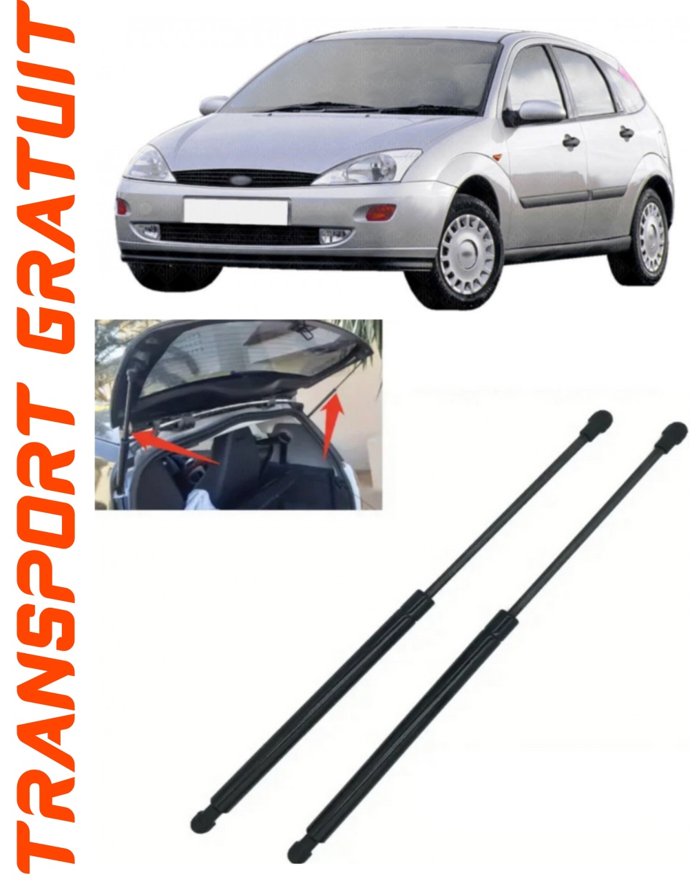 Set 2 amortizoare Haion portbagaj pentru masina Ford Focus I