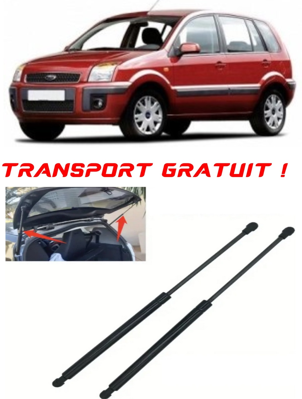 Set 2 amortizoare Haion portbagaj pentru masina Ford FUSION (JU_)