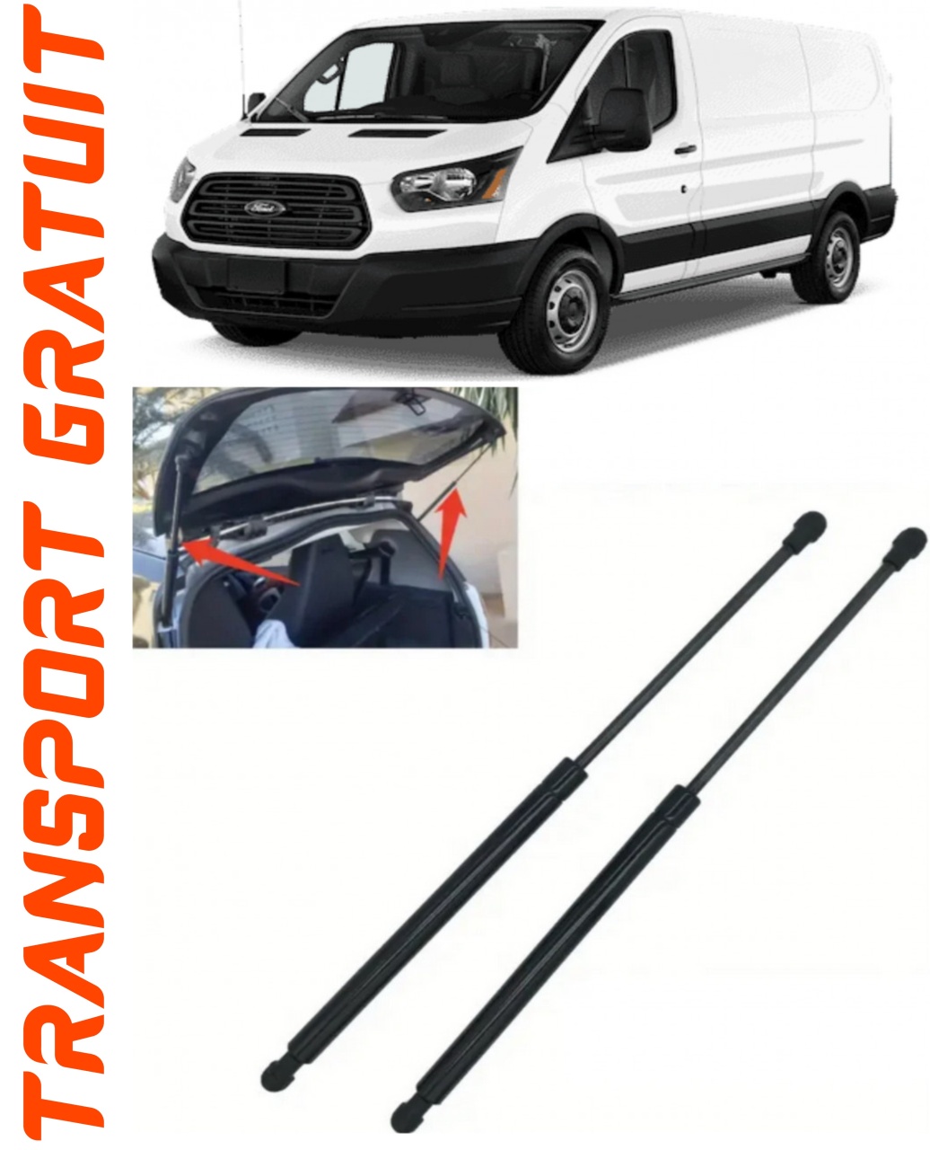 Set 2 amortizoare Haion portbagaj pentru masina Ford Transit