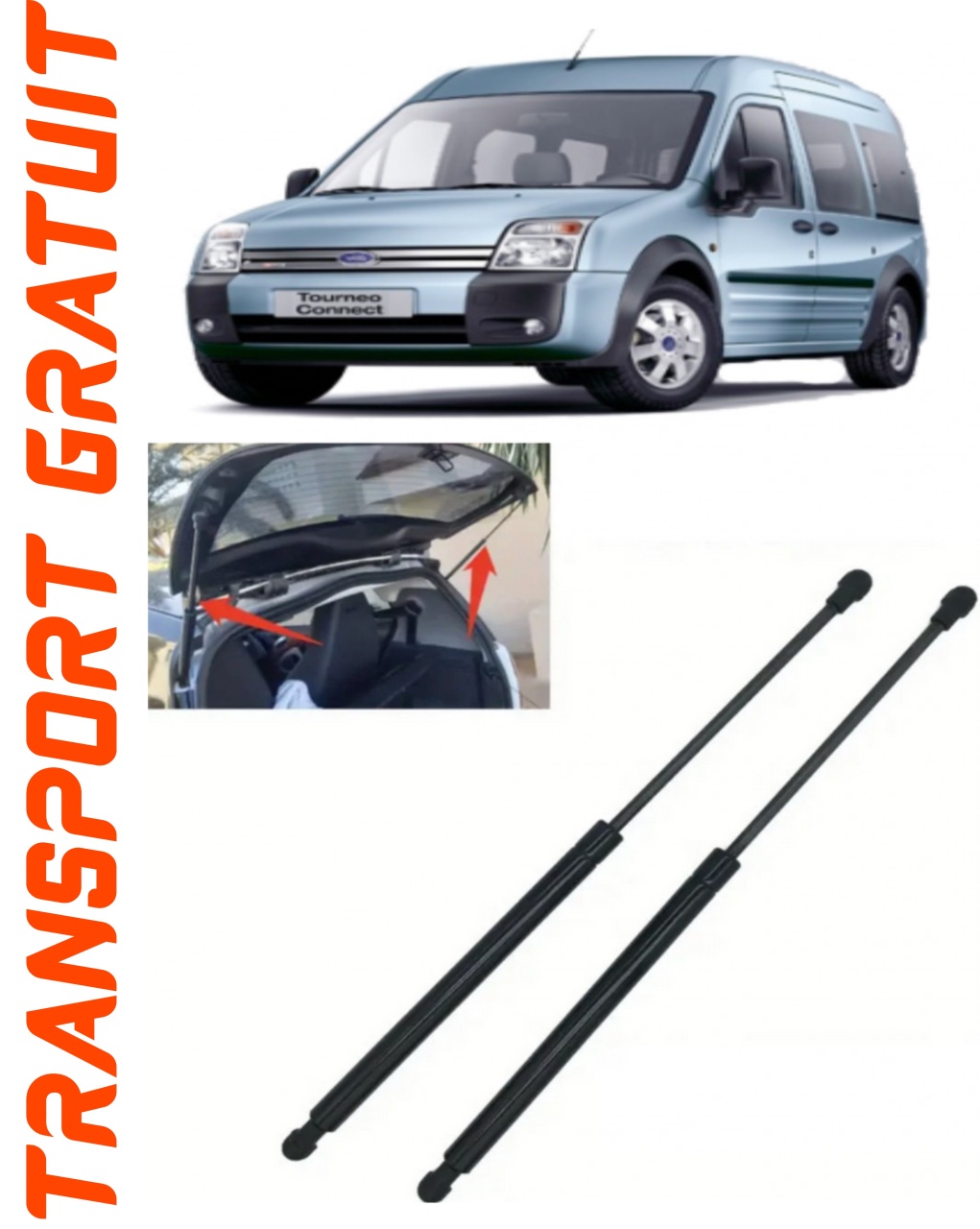 Set 2 amortizoare Haion portbagaj pentru masina Ford Transit Tourneo