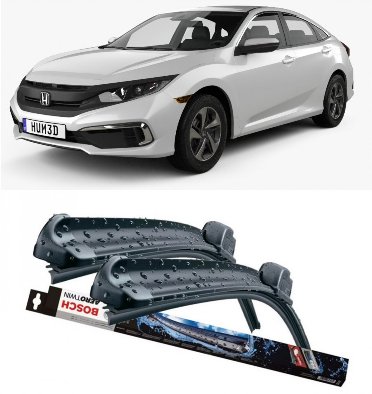 Stergatoare auto dedicat cu masina Honda