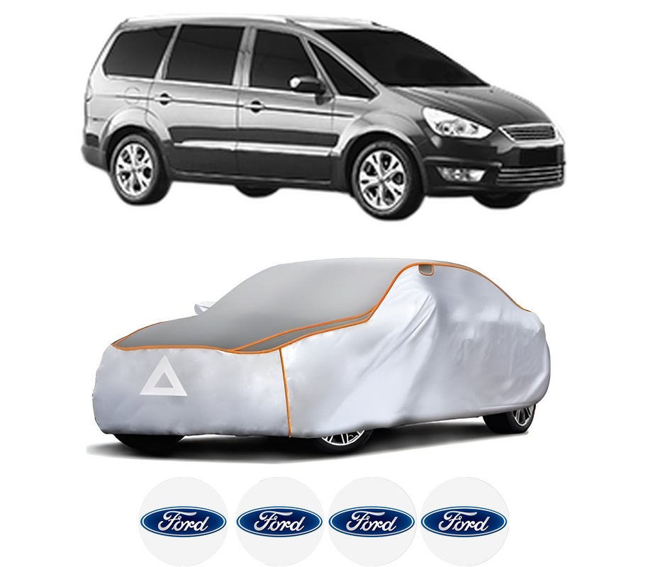 Husa Prelata Antigrindina Auto FORD GALAXY MK II VAN (WA6) din 2006-2015, Protectie auto contra intemperiilor la grindina, Waterproof, 4x Stickere auto FORD