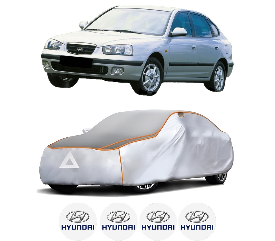 Husa Prelata Antigrindina Auto HYUNDAI ELANTRA III (XD) din 2000-2006, Protectie auto contra intemperiilor la grindina, Waterproof, 4x Stickere auto HYUNDAI
