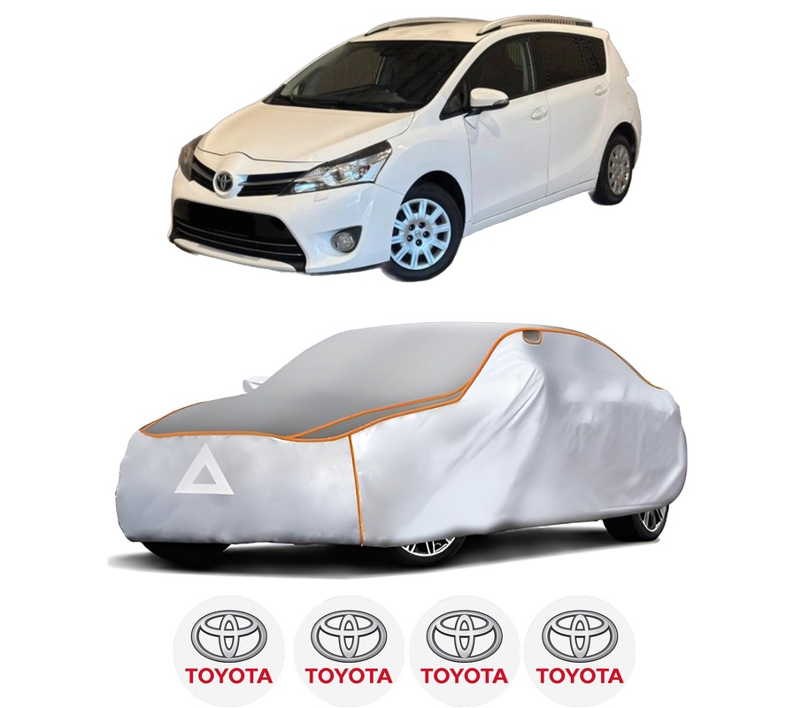 Husa Prelata Antigrindina Auto TOYOTA VERSO (_R2_) din 2009-2018, Protectie auto contra intemperiilor la grindina, Waterproof, 4x Stickere auto TOYOTA