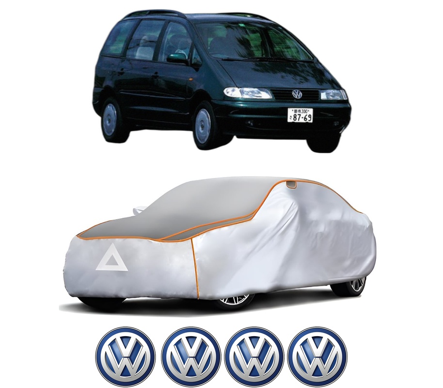 Husa Prelata Antigrindina Auto Volskwagen SHARAN VAN (7M_) din 1996-2010, Protectie auto contra intemperiilor la grindina, Waterproof, 4x Stickere auto Volskwagen