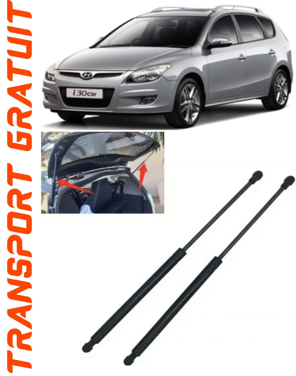 Set 2 amortizoare Haion portbagaj pentru masina Hyundai I30