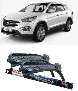 Stergatoare auto dedicat cu masina Hyundai SANTA