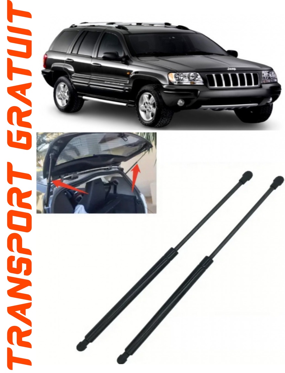 Set 2 amortizoare Haion portbagaj pentru masina JEEP Cherokee