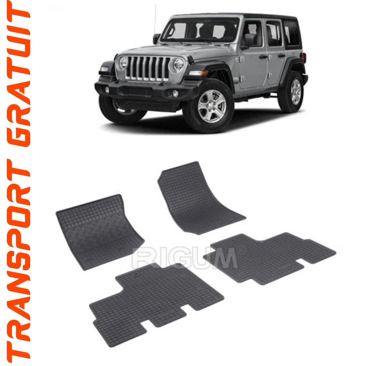 Covorase auto pentru masina ta JEEP Wrangler