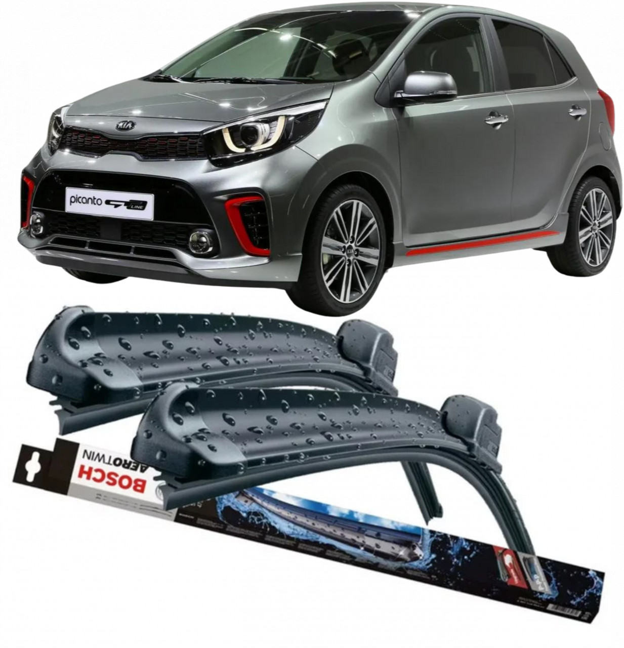 Stergatoare auto dedicat cu masina Kia Picanto
