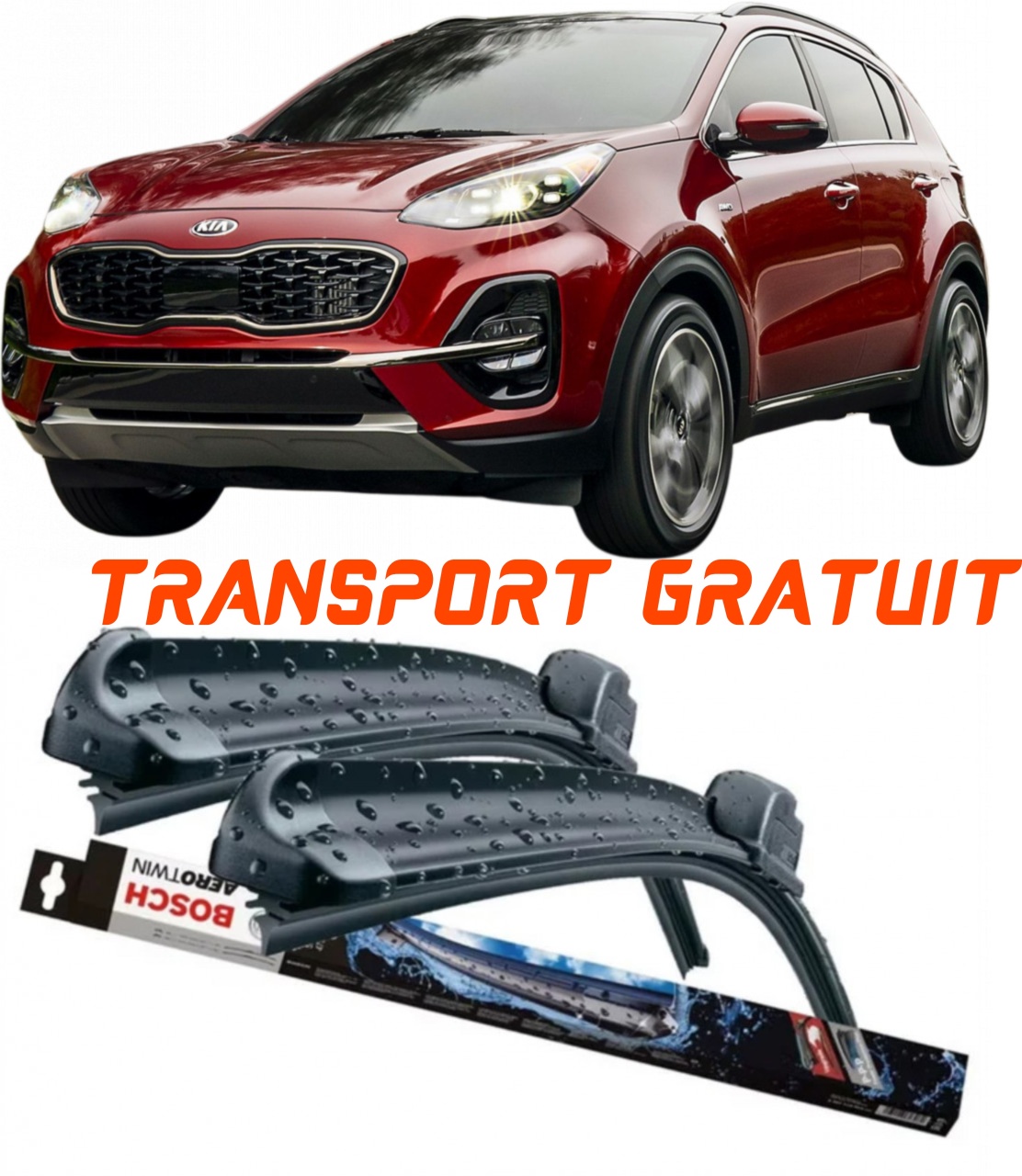 Stergatoare auto dedicat cu masina Kia