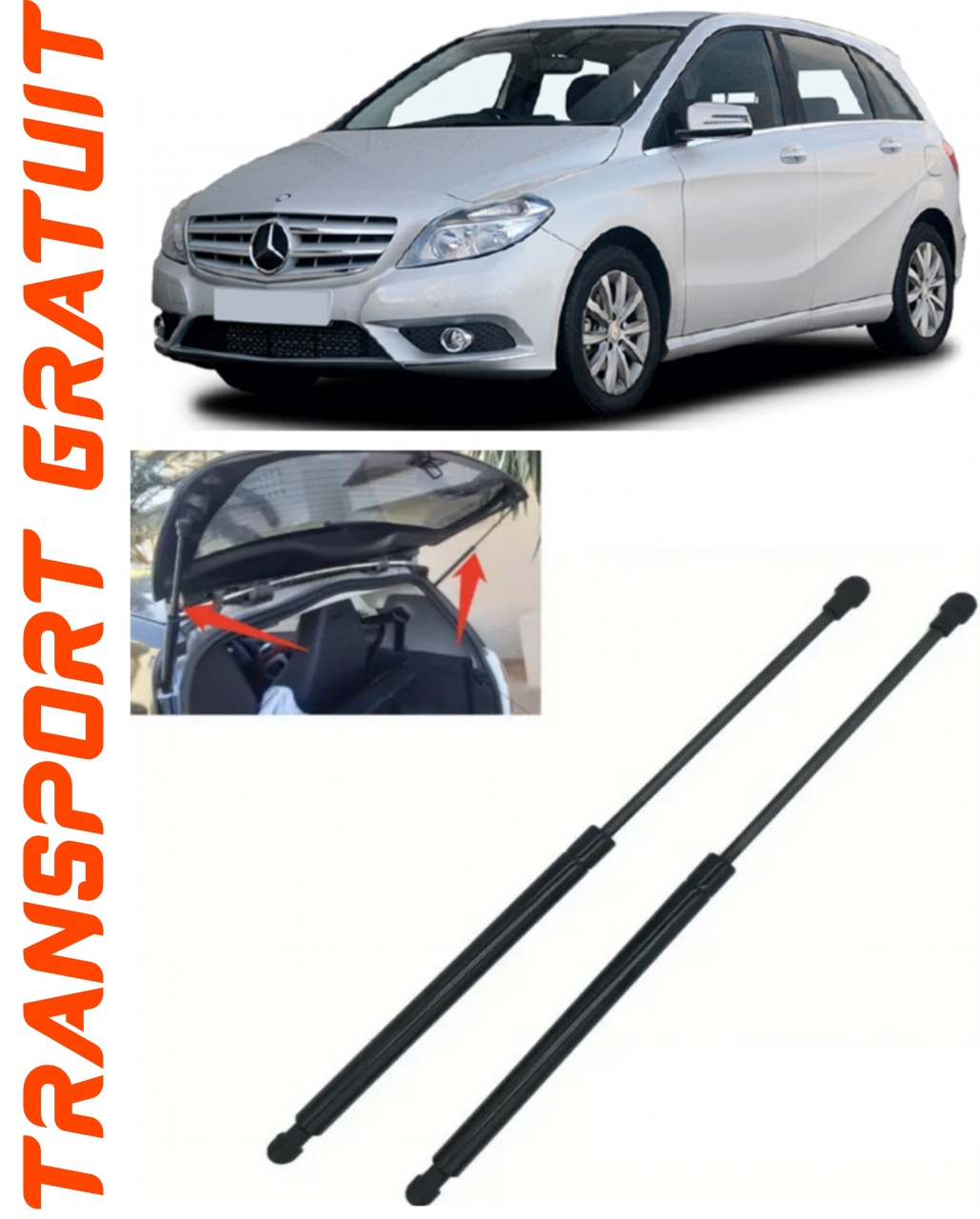 Set 2 amortizoare Haion portbagaj pentru masina Mercedes-benz B-Class
