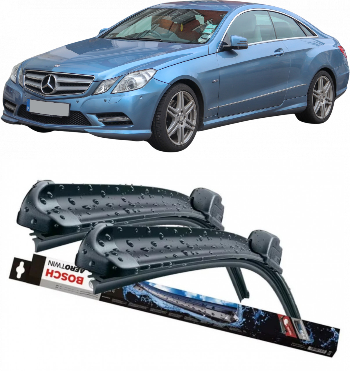 Stergatoare auto dedicat cu masina Mercedes E-Class