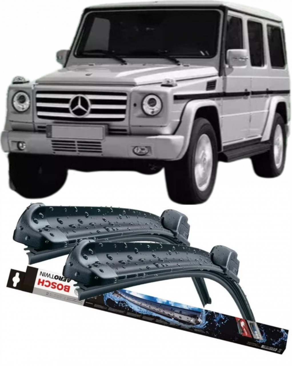 Stergatoare auto dedicat cu masina Mercedes 