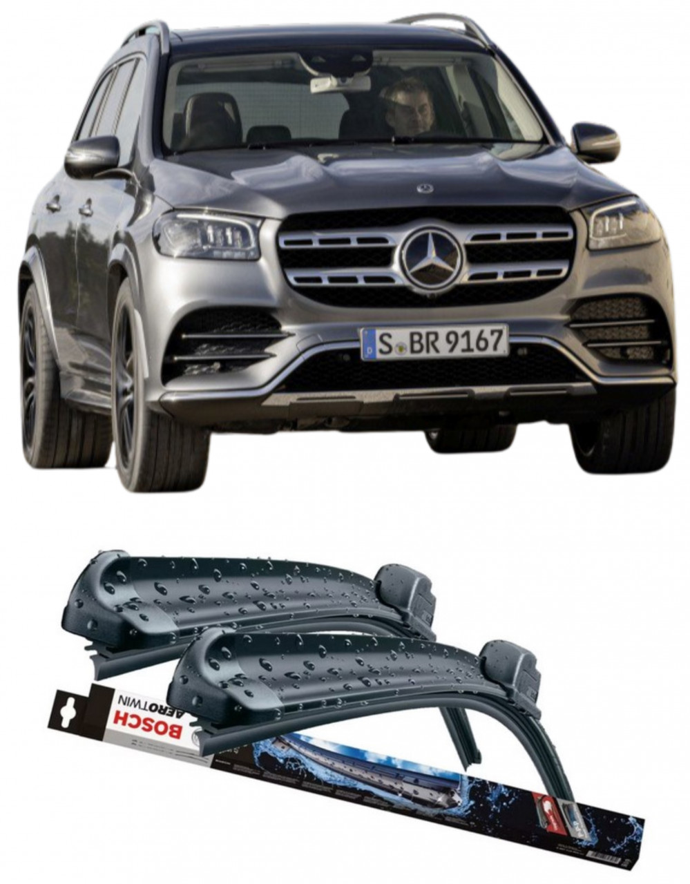 Stergatoare auto dedicat cu masina Mercedes Gls