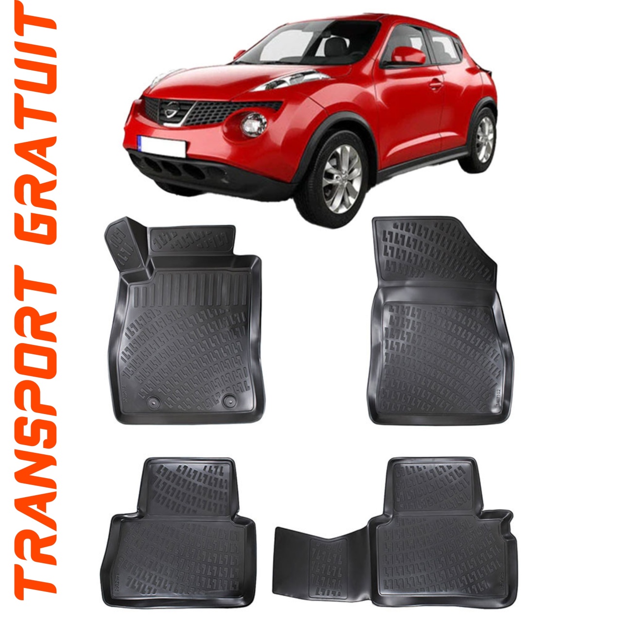 Set covorase auto pentru masina ta Nissan Juke