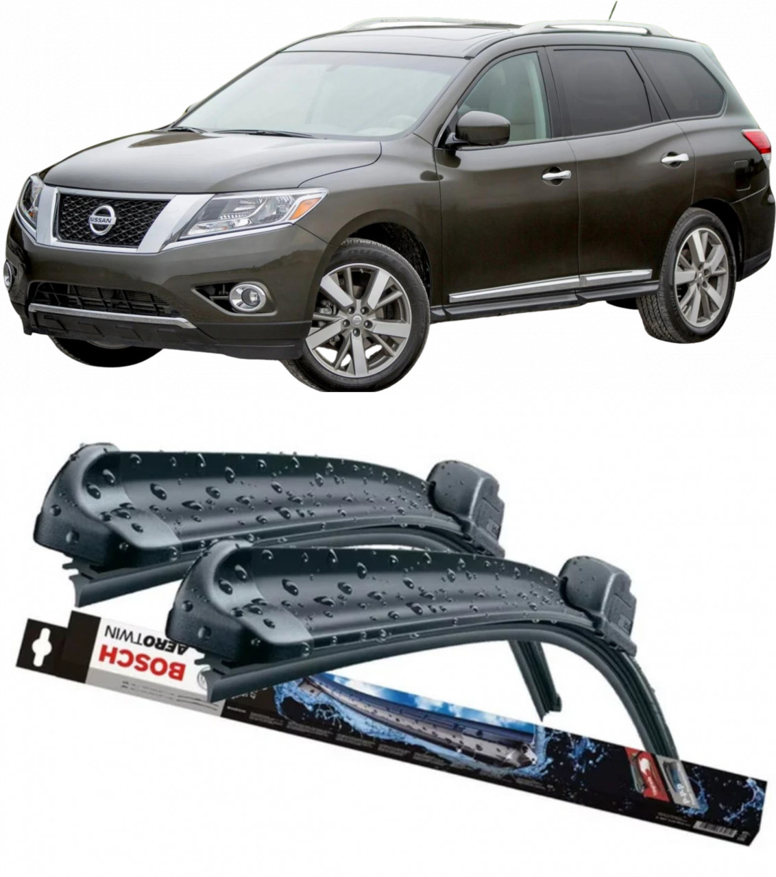 Stergatoare auto dedicat cu masina Nissan Pathfinder
