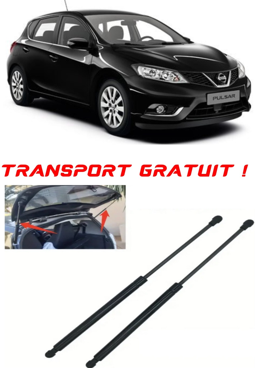 Set 2 amortizoare Haion portbagaj pentru masina Nissan PULSAR Hatchback (C13)