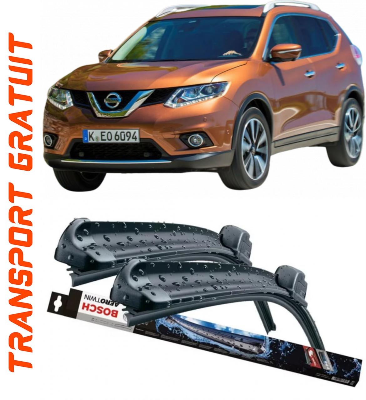 Stergatoare auto dedicat cu masina Nissan X-Trail