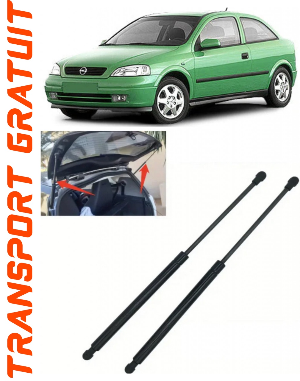 Set 2 amortizoare Haion portbagaj pentru masina Opel Astra G