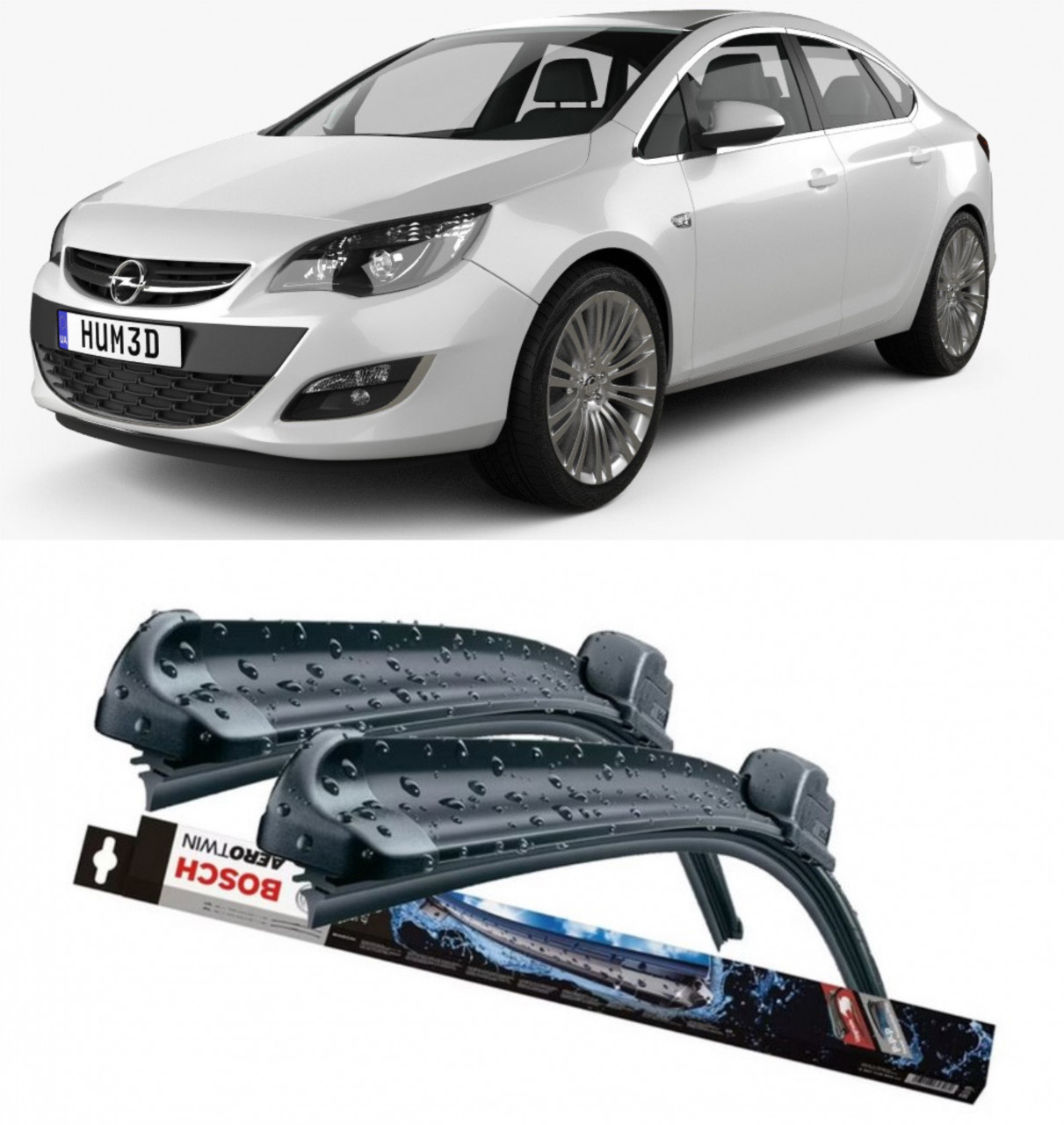 Stergatoare auto dedicat cu masina Opel
