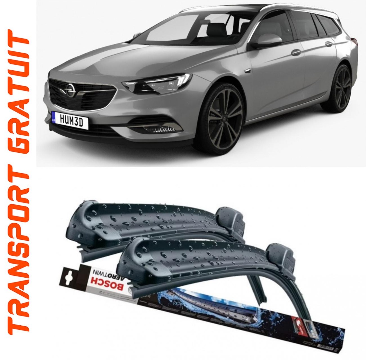 Stergatoare auto dedicat cu masina Opel Insignia