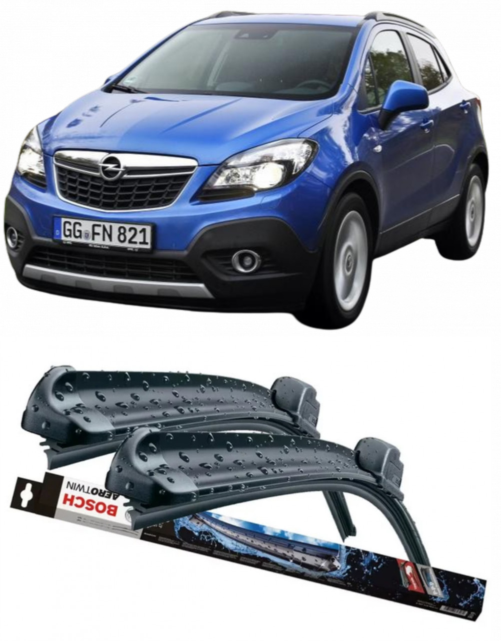 Stergatoare auto dedicat cu masina Opel Mokka