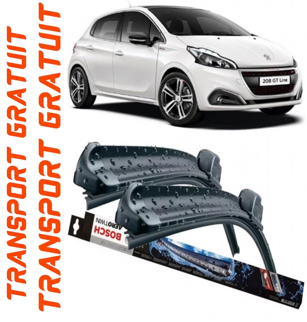 Stergatoare auto dedicat cu masina Peugeot 208