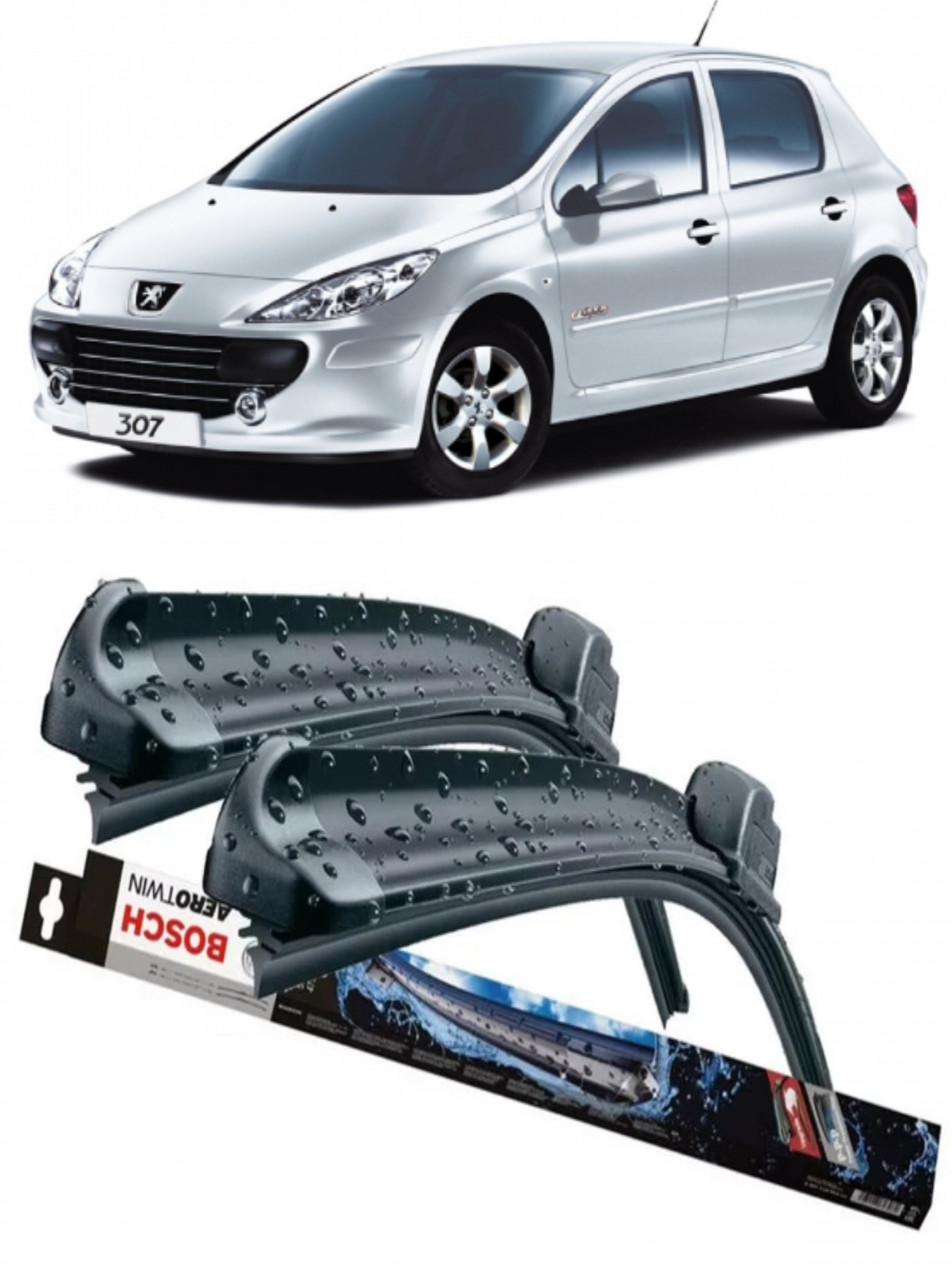 Stergatoare auto dedicat cu masina Peugeot 307