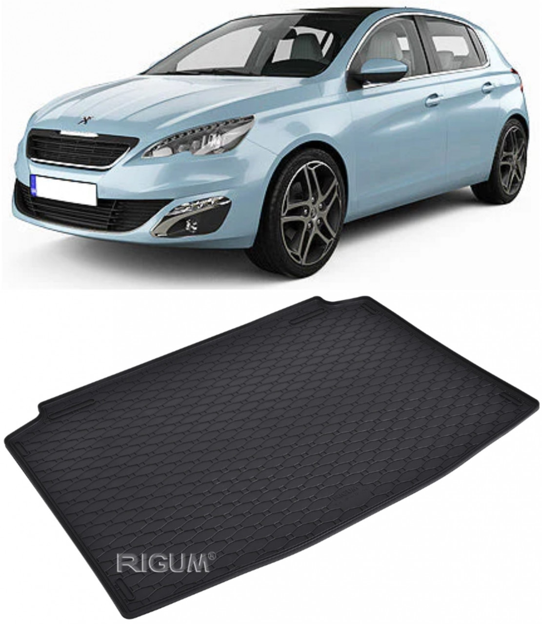 Tavita portbagaj auto dedicata pentru masina Peugeot 308