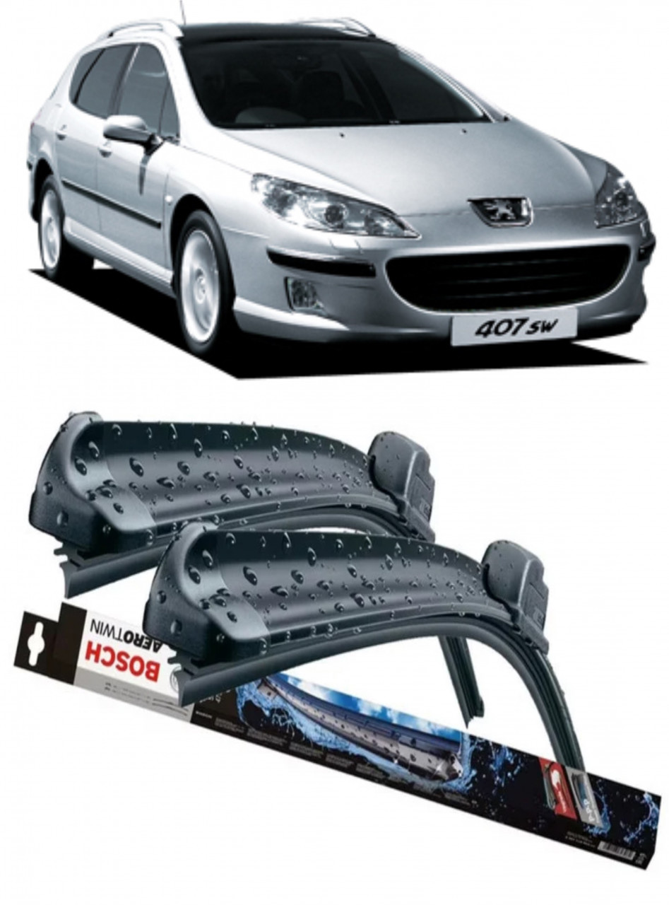 Stergatoare auto dedicat cu masina Peugeot 407