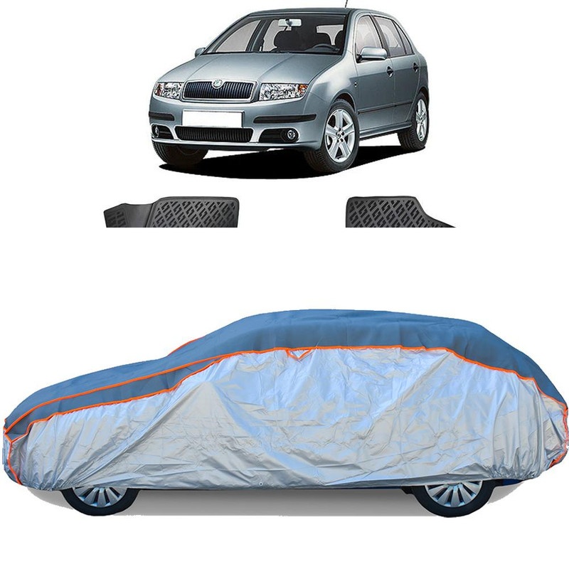 Prelata Antigrindina pentru auto Skoda Fabia I 1999-2007 - husa protectie antigrindina si intemperii meteo severe - anti-grindina vijelii furtuni pentru auto