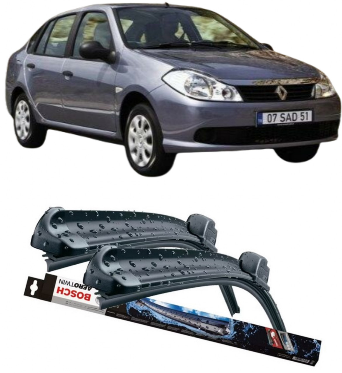 Stergatoare auto dedicat cu masina Renault Thalia