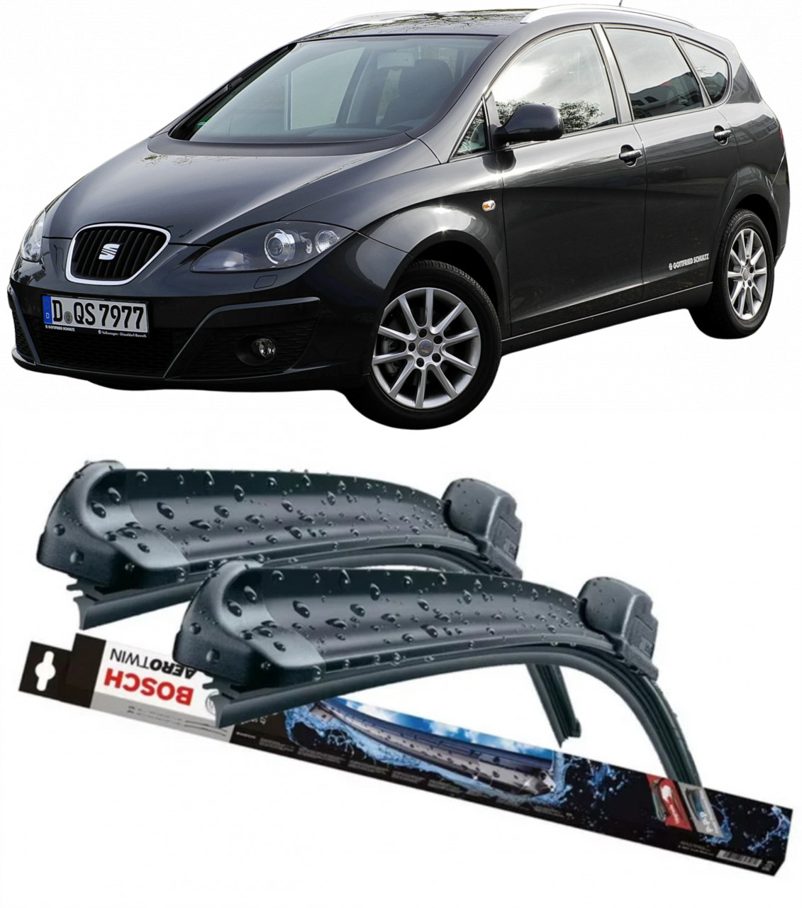 Stergatoare auto dedicat cu masina Seat Altea