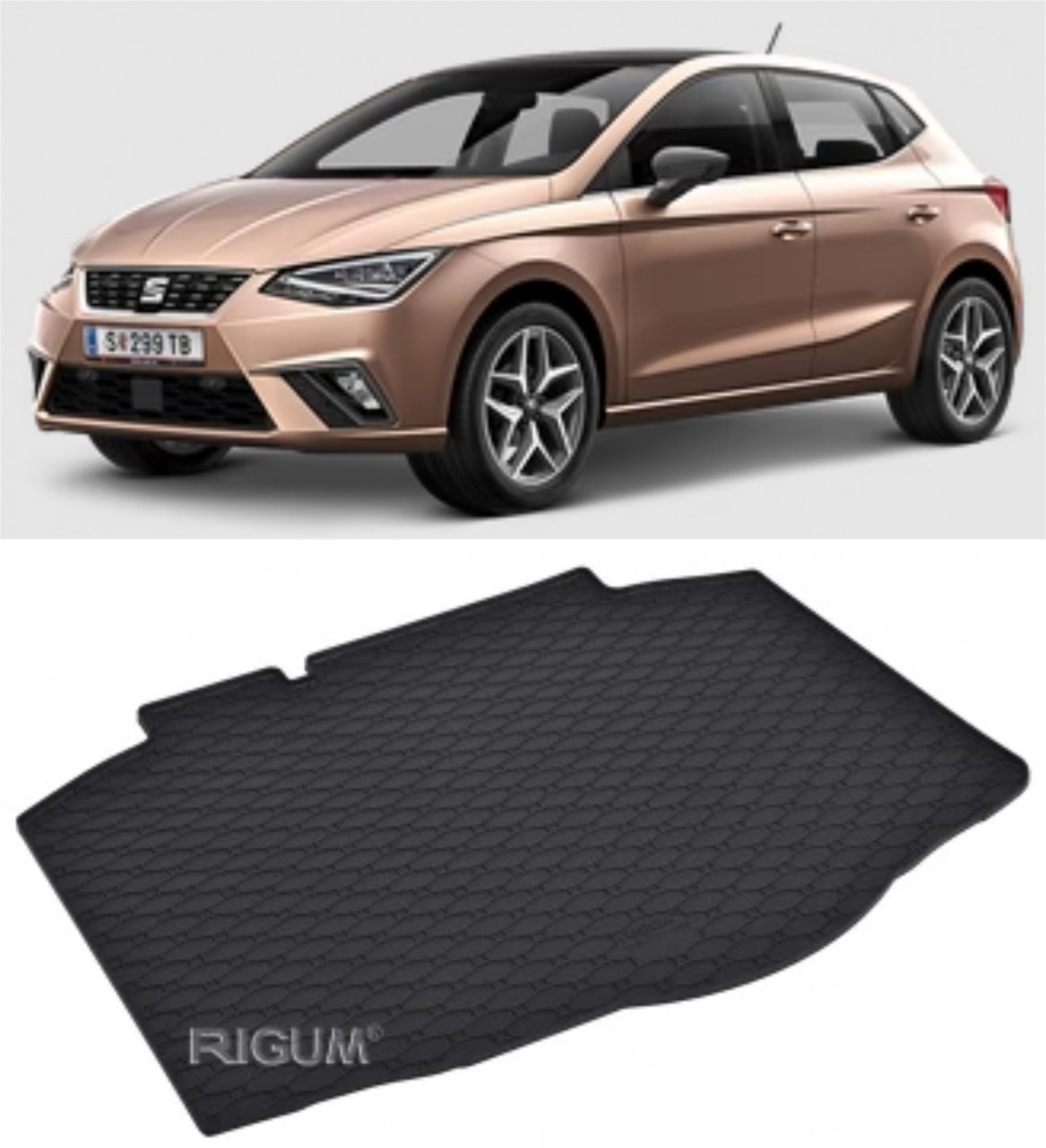 Tavita portbagaj auto dedicata pentru masina Seat Ibiza
