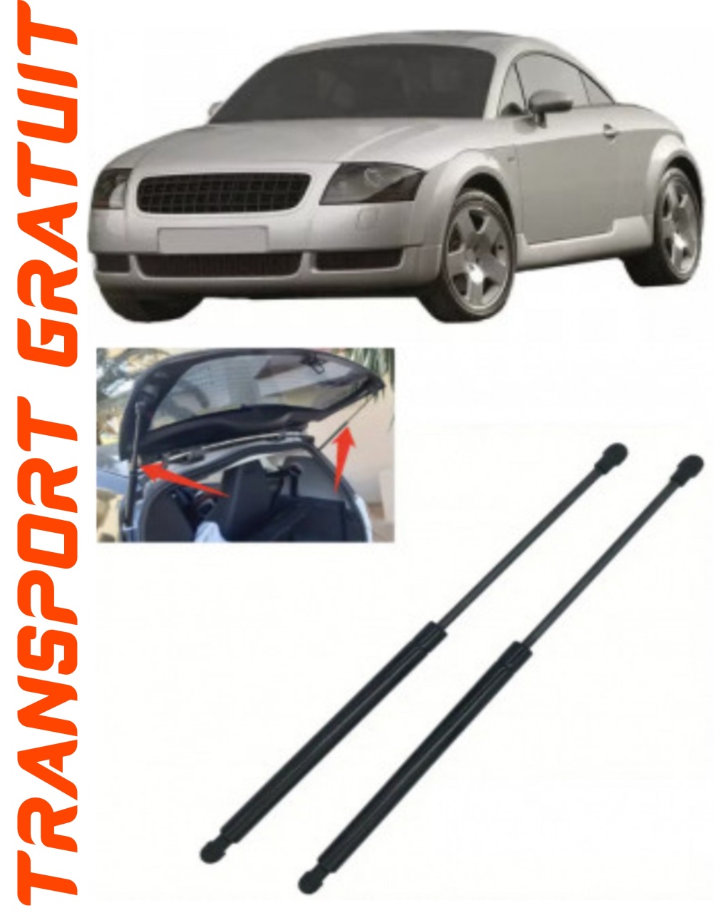 Set 2 amortizoare Haion portbagaj pentru masina AUDI TT