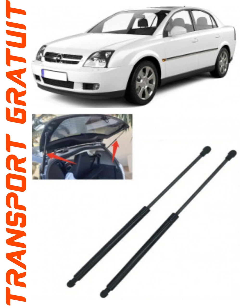 Set 2 amortizoare Haion portbagaj pentru masina Opel Vectra