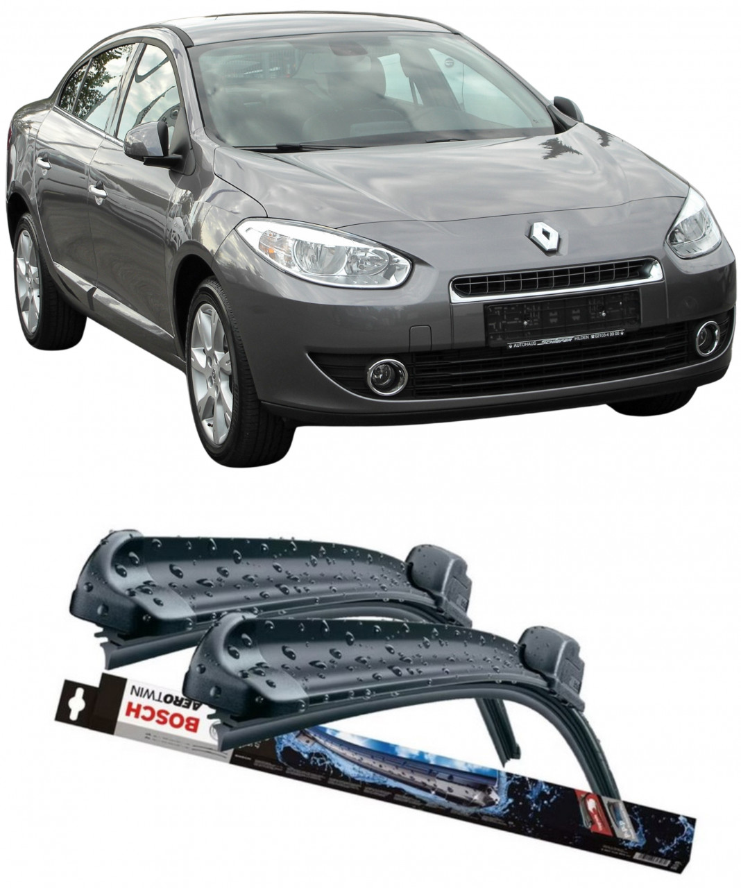Stergatoare auto dedicat cu masina Renault Fluence