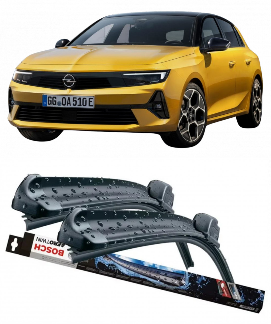 Stergatoare auto dedicat cu masina Opel Astra