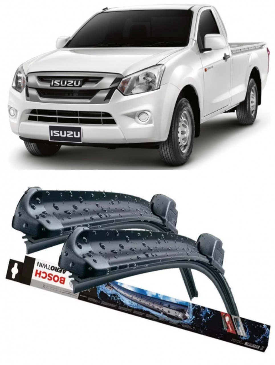 Stergatoare auto dedicat cu masina Isuzu D-Max