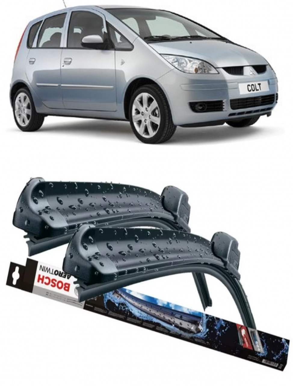Stergatoare auto dedicat cu masina Mitsubishi Colt