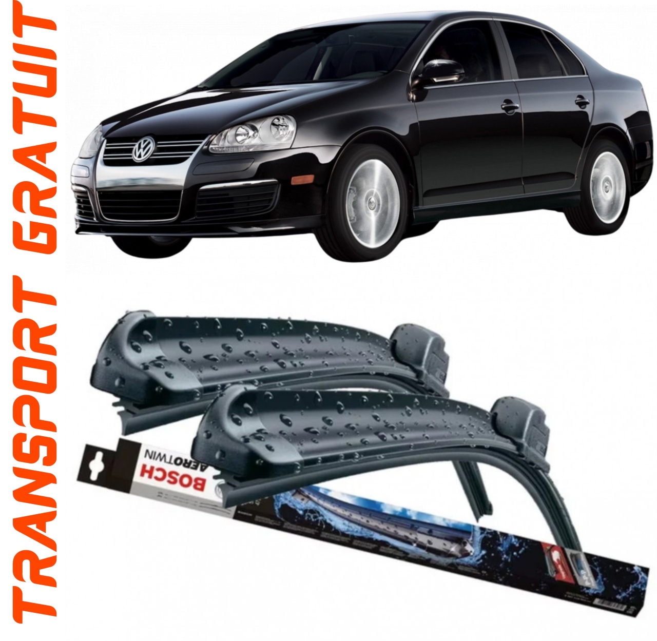 Stergatoare auto dedicat cu masina VOLKSWAGEN Jetta