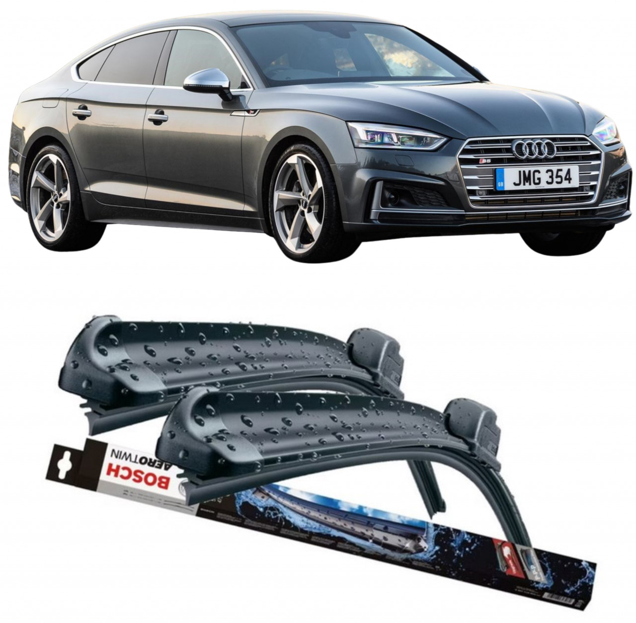 Stergatoare auto dedicat cu masina AUDI S5
