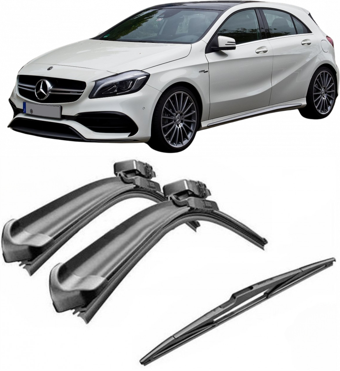 Stergatoare auto dedicat cu masina Mercedes A