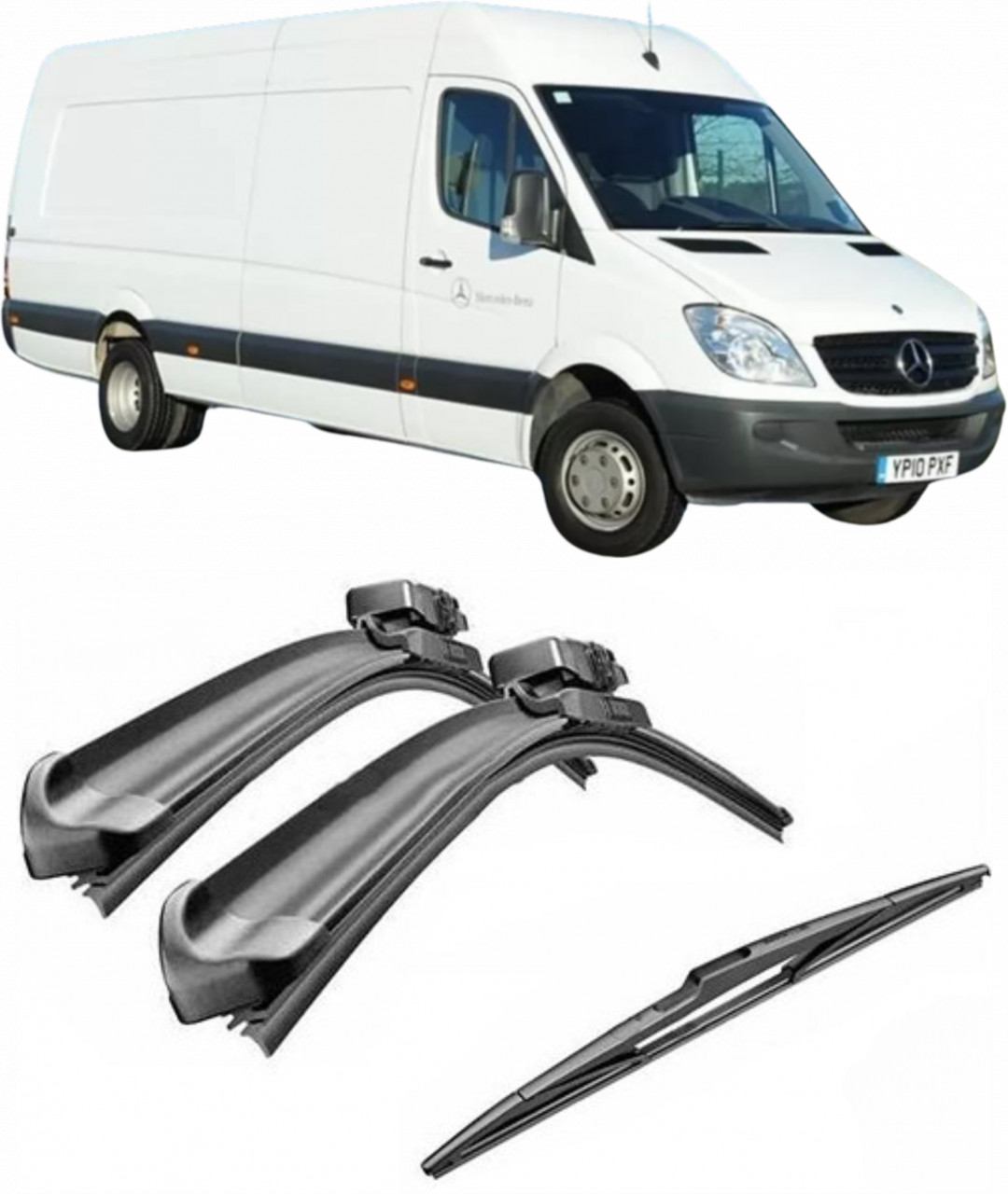 Stergatoare auto dedicat cu masina Mercedes Sprinter