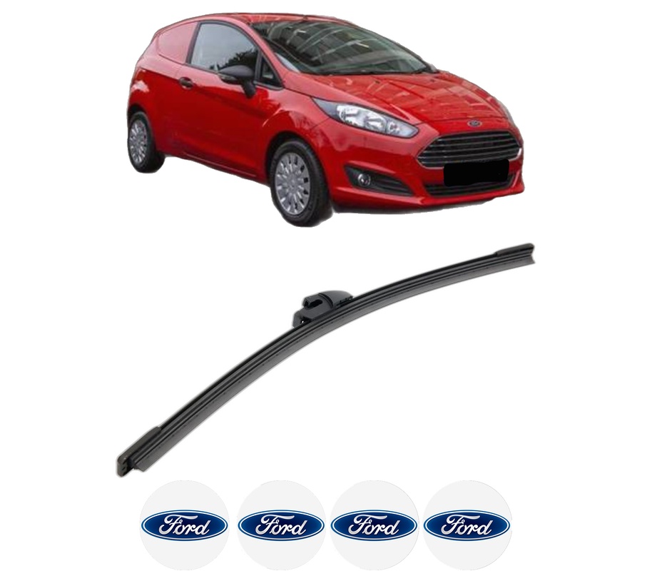 Stergator lamela spate FORD FIESTA VII Van din 2018, pentru luneta auto, Bosch Aerotwin, din cauciuc siliconat rezistent, 4 Stickere Auto FORD