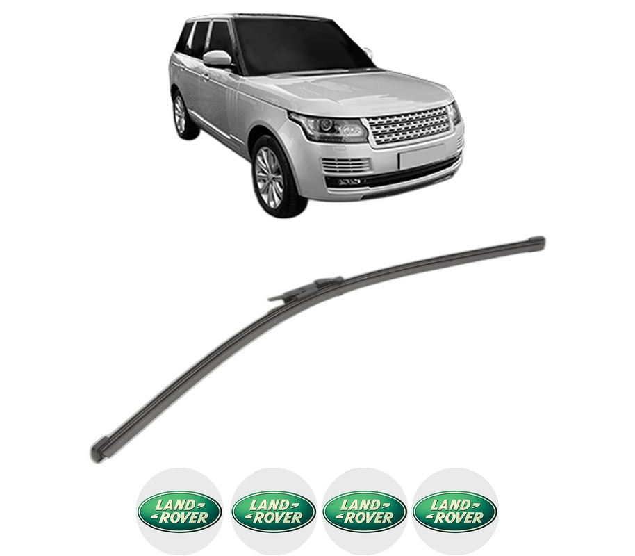 Stergator lamela spate LAND ROVER RANGE ROVER IV (L405) din 2012 - 2021, pentru luneta auto, Valeo Silencio Xtrm, din cauciuc siliconat rezistent, 4 Stickere Auto LAND ROVER